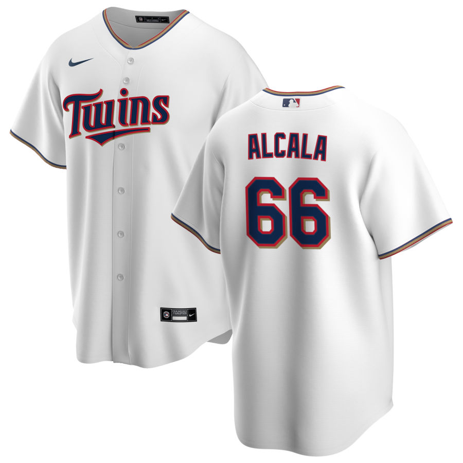 Nike Men #66 Jorge Alcala Minnesota Twins Baseball Jerseys Sale-White